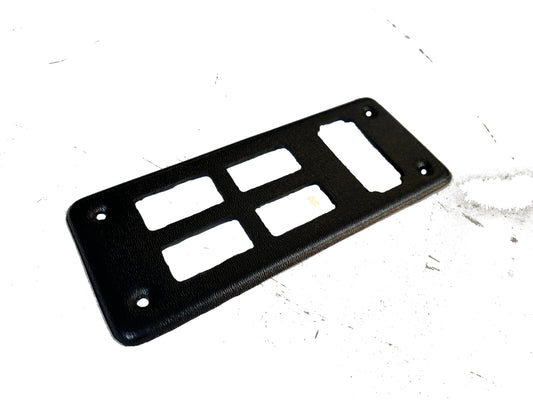 1992 - 2004 H1 Hummer Doghouse Window Switch Plate 4-HH3